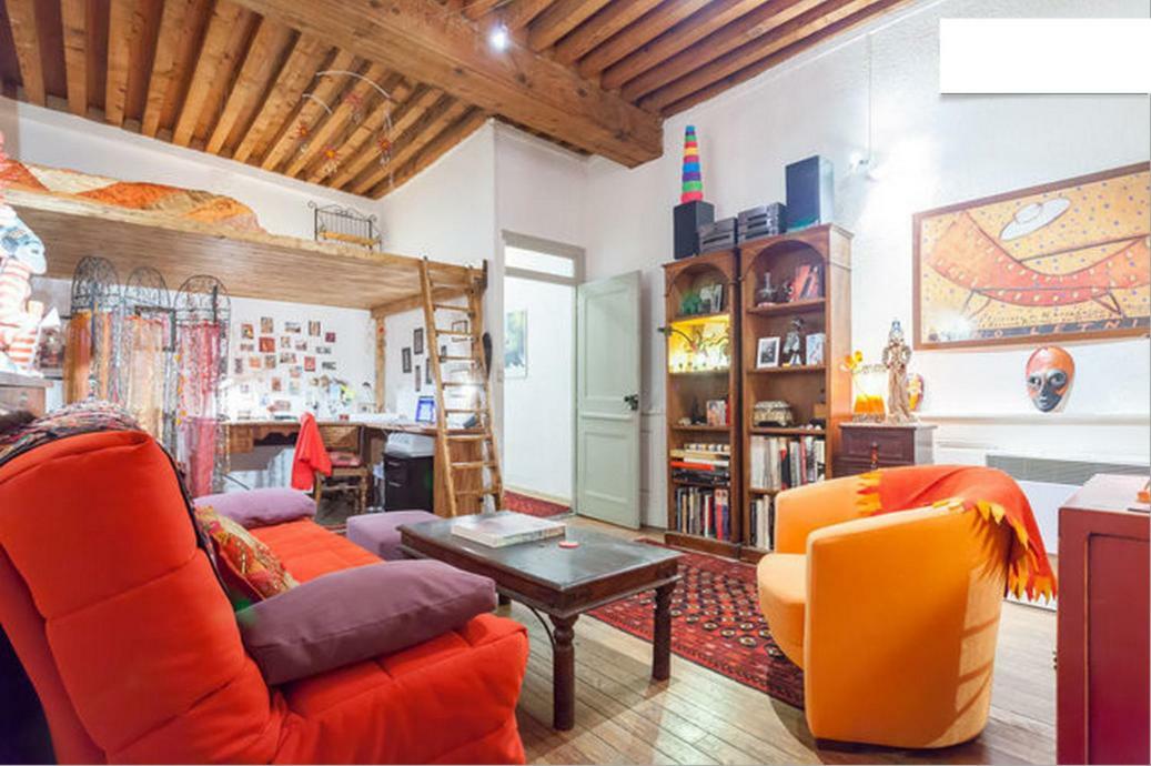 Salon Et Mezzanine Lyon Centre Apartment Luaran gambar